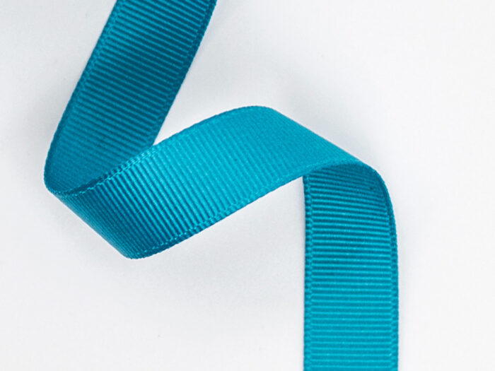 Presentband satinband - Blå teal - 16 mm